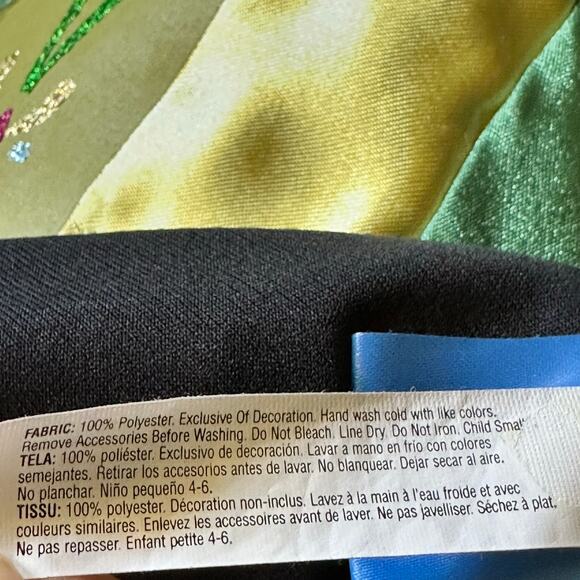 Disney Frozen Princess Anna Coronation Dress Halloween Costume Toddler 4-6 Kids - Picture 9 of 11